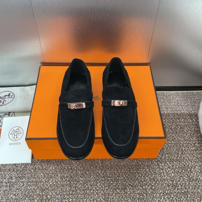 H**mes leather shoes